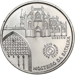 PORTUGAL 5 EUROS 2005 PLATA SC MONASTERIO DE BATALLA SILVER