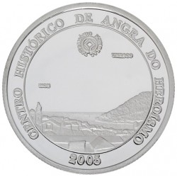 PORTUGAL 5 EUROS 2005 PLATA SC UNESCO ANGRA DO HEROISMO SILVER