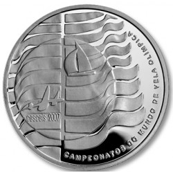 PORTUGAL 10 EUROS 2007 PLATA SC CASCAIS CAMPEONATO VELA SILVER