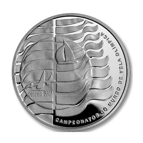 PORTUGAL 10 EUROS 2007 PLATA SC CASCAIS CAMPEONATO VELA SILVER