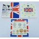 1992 INGLATERRA UNITED KINGDOM BRILLIANT UNCIRCULATED COIN COLLECTION incluye 50 PENIQUES 1993 1992 CEE NICKEL MINT SET