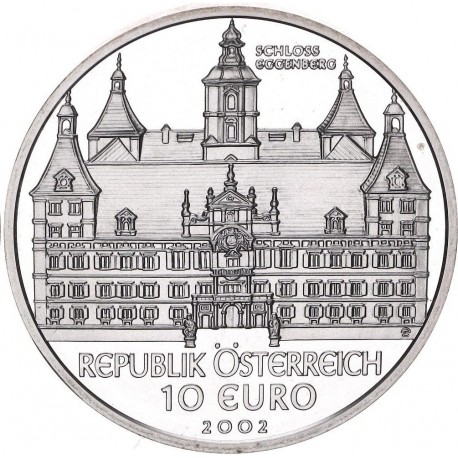 AUSTRIA 10 EUROS 2002 SCHLOSS AMBRAS MUSICOS PLATA UNC