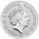 . 5 monedas x INGLATERRA 2 LIBRAS 2020/2021/2022 QUEEN + ELTON JOHN + DAVID BOWIE + THE WHO + ROLLING STONES Oz PLATA 1 ONZA