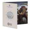 . 1 aaaacoin @ENVIO HOY@ INGLATERRA 50 PENIQUES 2024 Dinosaurio MAMUT Era JURASSIC 4ª MONEDA NICKEL MINT SET Mammoth