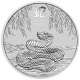 . 1 aaaaacoin @1ª MONEDA de CARLOS III@ AUSTRALIA 2 DOLARES 2025 AÑO DE LA SERPIENTE Lunar PLATA ONZAS Snake Oz