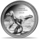 . 1 aaaaacoin @ENVÍO HOY@ CONGO 20 FRANCOS 2024 UTAHRAPTOR DINOSAURIO 3ª MONEDA DE PLATA ONZA OZ 2ª Serie Prehistoric Life