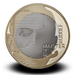 . 1 aacoin @ENVÍO HOY@ ESLOVENIA 3 EUROS 2024 RUDOLF MAISTER MONEDA BIMETALICA SC Slovenia