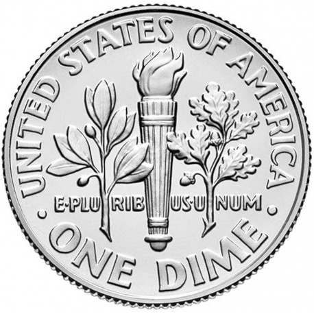 .ESTADOS UNIDOS 10 CENTAVOS DIME 2011 S ROOSVELT PLATA SILVER PP