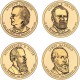 . 4 Monedas x ESTADOS UNIDOS 1 DOLAR 2011 D PRESIDENTES nº 17+18+29+20 JOHNSON - GRANT - HAYES GARFIELD LATON