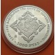 ESPAÑA 2000 PESETAS 1999 BARCELONA 750 ANYS GOVERN PLATA FNMT