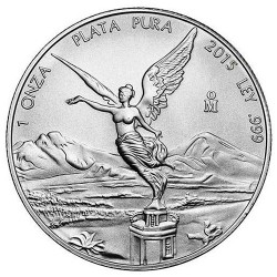 MEXICO 1 ONZA 2015 ANGEL LIBERTAD MONEDA DE PLATA Mejico silver coin @ESCASA@ TROY OZ CÁPSULA