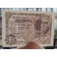 ESPAÑA 1 PESETA 1948 DAMA DE ELCHE Sin Serie 00504519 Pick 135 BILLETE MBC++ Spain banknote