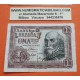 . 2 billetes SIN SERIE MBC x España 1 PESETA 1951 DON QUIJOTE SIN SERIE 6416348 + 1 PESETA 1953 MARQUES DE SANTA CRUZ 4107371