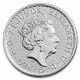 INGLATERRA 2 LIBRAS 2018 BRITANNIA MONEDA DE PLATA CÁPSULA United Kingdom £2 Pounds silver coin 1 ONZA OZ