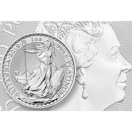 INGLATERRA 2 LIBRAS 2018 BRITANNIA MONEDA DE PLATA CÁPSULA United Kingdom £2 Pounds silver coin 1 ONZA OZ