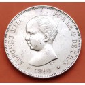 .AMADEO I 5 PESETAS 1871 * 18/71 SDM PLATA ESPAÑA 4 DURO SILVER