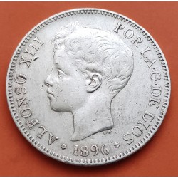 .AMADEO I 5 PESETAS 1871 * 18/71 SDM PLATA ESPAÑA 4 DURO SILVER