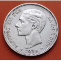 .AMADEO I 5 PESETAS 1871 * 18/71 SDM PLATA ESPAÑA 4 DURO SILVER