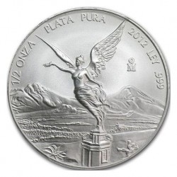 MEXICO 1 ONZA 2012 ANGEL PLATA PURA SC ONZA SILVER UNC