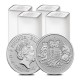 . 1º AÑO DE EMISIÓN x INGLATERRA 2 LIBRAS 2019 ESCUDO LEON y UNICORNIO MONEDA DE PLATA 2 Pounds silver ROYAL ARMS Onza Oz