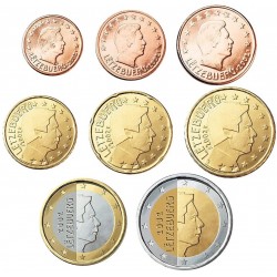 . @ENVIO HOY@ LUXEMBURGO MONEDAS EURO 2023 SC 1+2+5+10+20+50 Centimos + 1 EURO + 2 EUROS 2023 Luxembourg SERIE TIRA