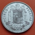 . ESPAÑA 5 PESETAS 1949 * 19 49 FRANCO SIN CIRCULAR NICKEL SPAIN