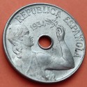 .ESPAÑA 25 CENTIMOS 1934 DAMA SIN CIRCULAR REPUBLICA ESPAÑOLA