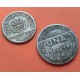 . 2 monedas x SANTANDER PALENCIA y BURGOS 50 CENTIMOS 1937 + 1 PESETA 1937 GUERRA CIVIL NICKEL ESPAÑA Par/4