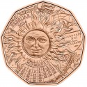 . 1 coin AUSTRIA 5 EUROS 2023 CERDITO - LA FELICIDAD DE AÑO NUEVO MONEDA DE COBRE SC Osterreich coin