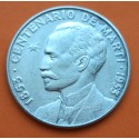 CUBA 50 CENTAVOS 1953 JOSE MARTI PATRIA y LIBERTAD KM.28 MONEDA DE PLATA MBC @LIMPIADA y RAYITAS@ Caribe R/4