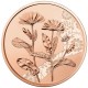 . 3ª moneda x AUSTRIA 10 EUROS 2022 FLOR CALENDULA Serie THE LANGUAJE OF FLOWERS COBRE SC Osterreich RINGELBLUME