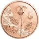 . 1ª moneda x AUSTRIA 10 EUROS 2021 LA ROSA AMOR y DESEO Serie THE LANGUAJE OF FLOWERS COBRE SC The Rose