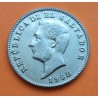 @FABRICADA EN DENVER@ EL SALVADOR 10 CENTAVOS 1968 FRANCISCO MORAZÁN KM.130 MONEDA DE NICKEL SC-