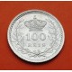 @PRECIOSA@ PORTUGAL 100 REIS 1910 REY EMANUEL II KM.548 MONEDA DE PLATA EBC Reino de Algarve SILVER COIN R/1