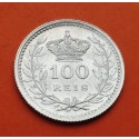 @PRECIOSA@ PORTUGAL 100 REIS 1910 REY EMANUEL II KM.548 MONEDA DE PLATA EBC Reino de Algarve SILVER COIN R/1