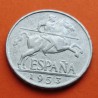 @RARA@ ESPAÑA 5 CENTIMOS 1953 JINETE IBERICO FRANCO KM.765 MONEDA DE ALUMINO MBC++ Spain R/1