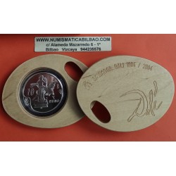 @OFERTA@ ESPAÑA 10 EUROS 2004 LEDA ATOMICA CENTENARIO NACIMIENTO SALVADOR DALI MONEDA DE PLATA SI ESTUCHE FNMT NO CERTIFICADO