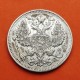 . RUSIA 20 KOPECKS 1915 AGUILA PLATA EBC- Russia Silver Kopeks