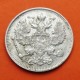 . RUSIA 20 KOPECKS 1915 AGUILA PLATA EBC- Russia Silver Kopeks