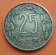 CAMERUN 25 FRANCOS 1962 ANTILOPES y VALOR KM.8 MONEDA DE LATON MBC Cameroon AFRIQUE EQUATORIALE FRANCAISE