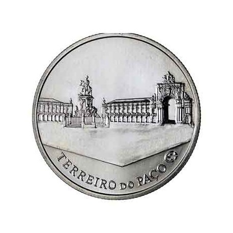 PORTUGAL 2,50 EUROS 2010 T0RREIRO DO PACO PALACIO EN LISBOA MONEDA DE NICKEL SC