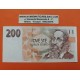 REPUBLICA CHECA 200 KORUN 1998 JAN AMOS KOMENSKY Pick 19D BILLETE CIRCULADO Czech Republic Czechoslovakia PVP NUEVO 30€