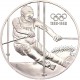 . AUSTRIA 200 SCHILLINGS 1995 SKI CENTENARIO DEL COI 1896 1996 KM.3027 MONEDA DE PLATA PROOF CÁPSULA y CERTIFICADO