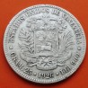 @RARA FECHA@ VENEZUELA 5 BOLIVARES 1926 LIBERTADOR SIMON BOLIVAR KM.24.2 MONEDA DE PLATA silver coin