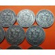 . 10 monedas x VENEZUELA 5 BOLIVARES 1921 + 1924 + 1926 + 1935 + 1936 + XXXX + XXXX + XXXX + XXXX + XXXX PLATA KM.24.2