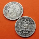 @ESCASA@ VENEZUELA 2 BOLIVARES 1935 SIMON BOLIVAR KM.23 MONEDA DE PLATA MBC silver coin US MINT COIN