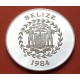 @ESCASA@ BELIZE 20 DOLARES 1984 CICLISMO OLIMPIADA LOS ANGELES KM.79 MONEDA DE PLATA PROOF