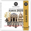 . 1 acoin FRANCIA CARTERA OFICIAL EUROS 2025 SC KMS SET BU 1 Cts a 50 Cts + 1€ + 2 EUROS 2025