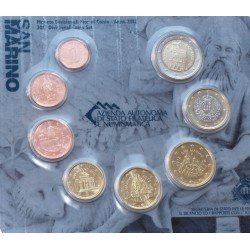 . MONEDAS EUROS SAN MARINO 2002/2010 SIN CIRCULAR 1Ct/2€ EURO