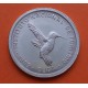 @ESCASA@ CUBA 10 CENTAVOS 1989 COLIBRI Serie INTUR KM.415.2.A MONEDA DE ACERO INOXIDABLE SC-